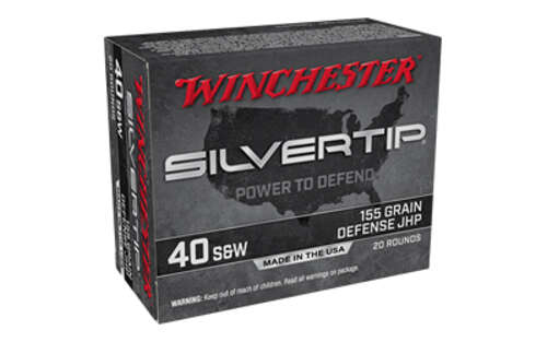 Ammunition Winchester Ammunition Silvertip 40SW WIN SILVERTIP 40 S&W 155GR HP 20/200